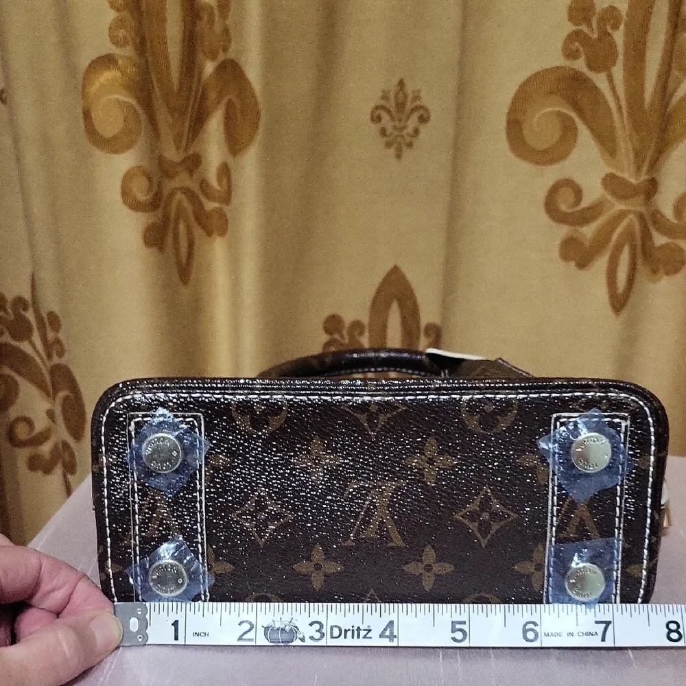 Designer Inspired Mini Monogram Handbag - Picture 11 of 12